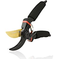 Gonicc Tijeras de podar Profesionales Forjada en acero y recuibierta en TITANIO (GPPS-1003)- afiladas- con Hoja de…